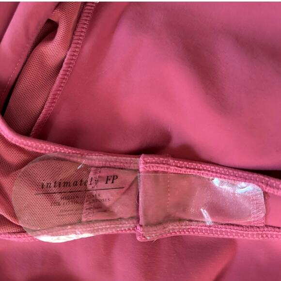 Intimately Free People Bodysuit Thong Sz Small Fair & Square Neck Stretch Womens - Picture 12 of 13